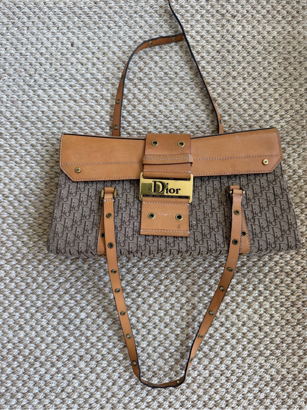 Dior Street Chic Hobo cloth handbag